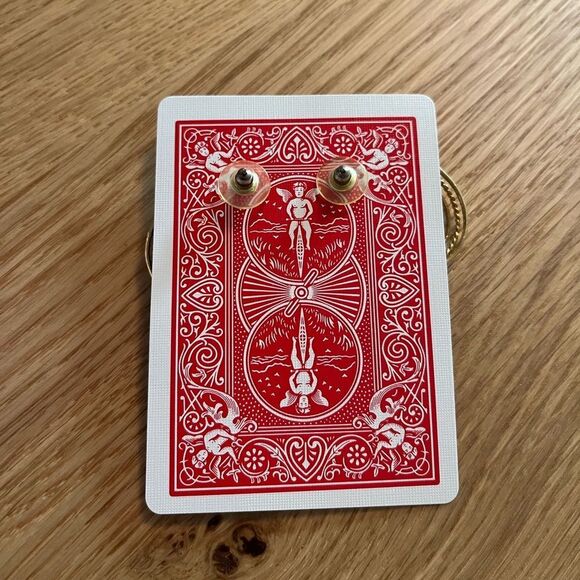 Vermeil Sterling Silver 925 Diamond Cut Textured Multi-Hoop Pierced Earrings - Picture 6 of 6